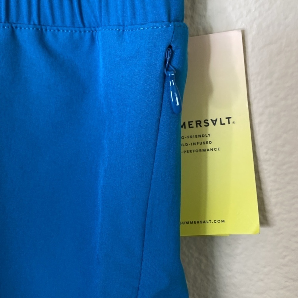 Summersalt shorts women’s small NWT athletic blue - Picture 4 of 7
